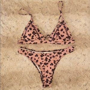 Leopard Print Cheeky Bikini